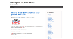 Desktop Screenshot of blogs.adosclicks.net
